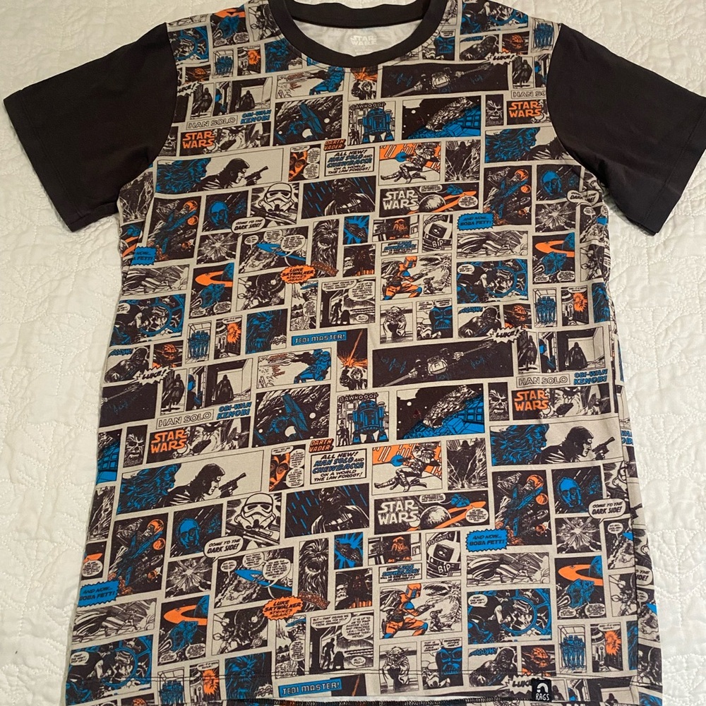 Rags Comic Star Wars Graphic T-Shirt EUC
